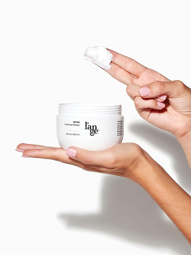 L'ANGE HAIR Rehab Hydrating Masque | Deep Conditioning Hair Mask for Dry, Damaged Hair | Keratin-Infused Treatment for Smoothness, Elasticity & Shine | For All Hair Types | 10 fl oz