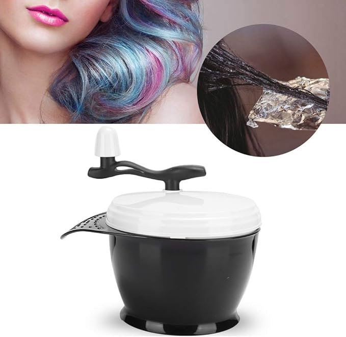 Large Capacity Hair Dye Mixer Hand Blender Mixing Bowl, High Efficiency Hair Coloring Bowl, Mainly Used for Hair Dye or Hair Gel with Large Capacity, Suitable for Home Use
