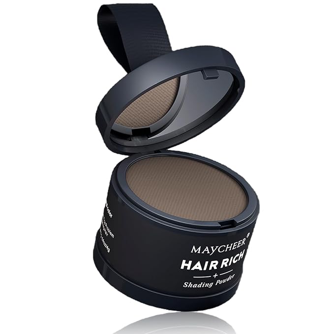 Maycheer Hairline Powder for Women - Hair Rich Shading Powder, 30 Colors Magic Root Cover Up (Smoke Ash 29)