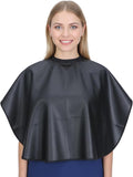 Makeup Cape Hair Dye Cape for Women, PU Waterproof Beauty Salon Short Smock, Professional Shampoo Capes for Hair Dye, Comb-out, Styling, Shampoo