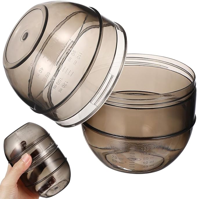 DOITOOL Hair Color Mixing Bowl, Hair Dye Bowl Shaker Measuring Cup with Measuring Scale for Salon Tint Coloring Salon Barber Home Use