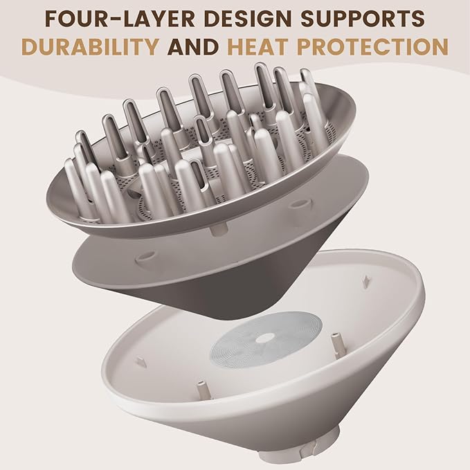 Large Diffuser Attachment for Shark SpeedStyle Hair Dryer, Upgraded Bigger Diffuser for Shark Speed Style Pro/Pro Flex, Dryer Faster and Define Curls Hair