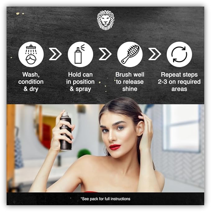 MANE Hair Thickening Fiber Spray (200 ml, Blond)