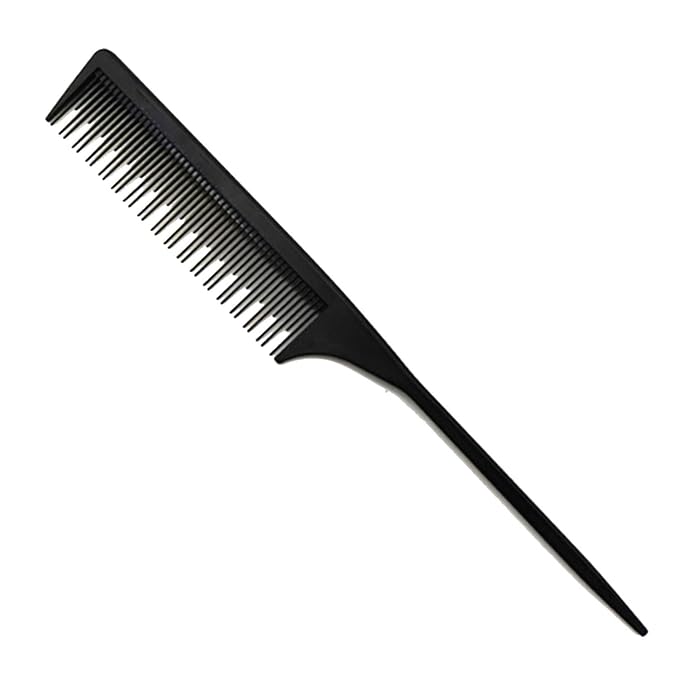 Professional Teasing Comb, Tail Comb for Root Teasing for Thin, Add Volume Fine and Normal Hair Types, Hair Comb For Women And Men, 8.75 Inches Black 5