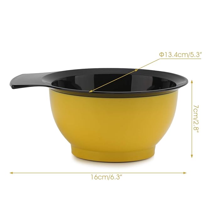 Segbeauty Hair Color Mixing Bowl, 1 pcs Hair Color Bowl Color Mixing Tint Bowl, Professional Dyeing Coloring Tool Set Kit for Salon Hairdressing, Light Plastic DIY Mixer