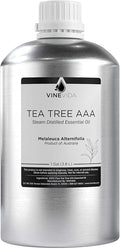 VINEVIDA Tea Tree Essential Oil - Gallon Undiluted - Bulk for Soap Making & Candle Scents - 8 lbs
