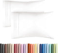 Queen Pillow Cases Set of 2 - Ultra Soft Hotel Quality Pillowcase Covers - Comfy, Cozy & Wrinkle Free - Shrinkage and Fade Resistant - Machine Washable Pillow Protectors - 2 Piece Set - Antique White