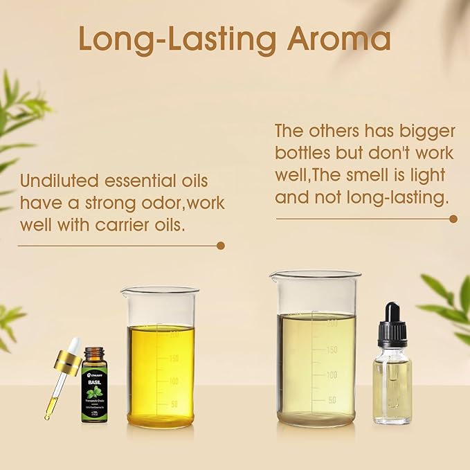 Essential Oil Set 64 Pack -Aromatherapy Essential Oils Kit-Fragrance Oils Perfect for Diffuser, Humidifier, Massage,Soap, Skin & Hair Care, Candle Scented Oil (0.17oz)