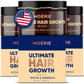 Moerie Hair Growth & Repair Mask - Restorative, Vegan-Friendly Treatment for Longer, Thicker, Fuller Hair - 100ml, 3 pack