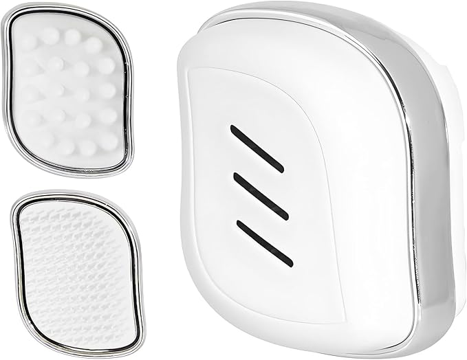 2-in-1 Scalp Massager Shampoo Brush,Scalp Dandruff Removal with Soft Silicone Bristles,Wet & Dry Scalp Care Head Scrubber Hair Washing,Comfortable for All Hair Types