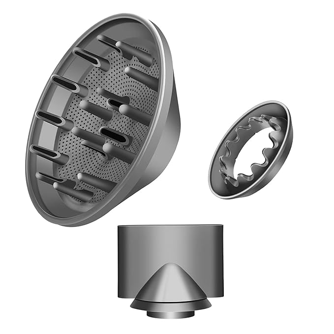 Hair Diffuser Attachment Nozzles for Dyson Supersonic Hair Dryer Hd01 Hd02 Hd03 Hd04 Hd08 Hd15-Hair Dryer Diffuser Attachment-Smoothing Nozzle Tools Attachment