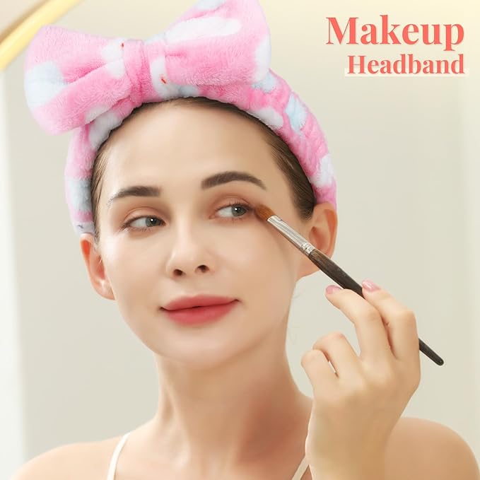 Teenitor Spa Headband, 9 Pcs Skincare Headband For Washing Face, Makeup Headbands For Women, Spa Headbands For Women Girls