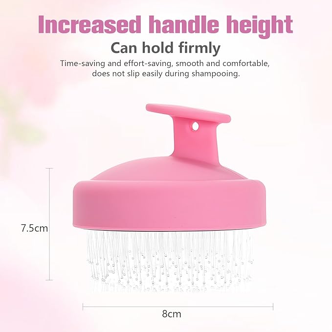 Portable Travel Scalp Cleansing Brush - Dual-Use Dry/Wet Exfoliator Removes Dandruff&Buildup,Suitable for Both Men&Women.Blue