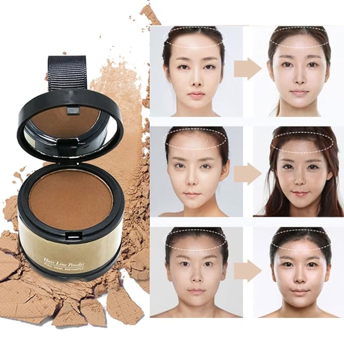 Hairline Powder (Blonde) - Instantly Conceal Gray Roots, Thin Hair Touch-Up, Hair Color Shadow Cover, 4g