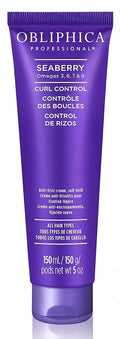 Obliphica Professional Hair Styling Agent - Defining Cream for Normal, Coarse Thick Hair, 5 Fl Oz, Anti-Humidity Protection, Curl Enhancer, Natural UV Protection
