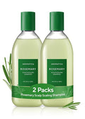 AROMATICA Rosemary Scalp Scaling Shampoo (2 packs) - Korean Hair Care with Thinning Hair Loss Natural Rosemary Essential Oil for Women Hair Growth - Free from Sulfate, Silicone, and Paraben (13.53 oz)