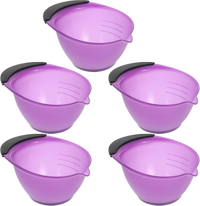 Hair Dye Mixing Bowls Hair Color Bowls Handle Wide and Deep Design