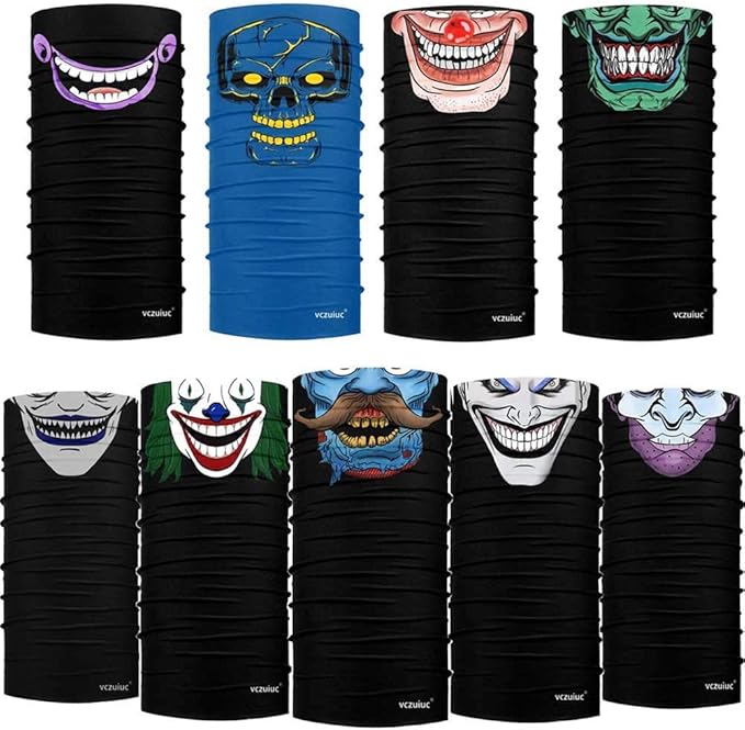 Neck Gaiter Face Cover - Sun Protection Mask Balaclava for Men and Women