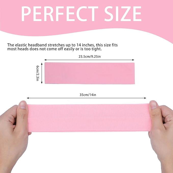 Workout Headbands Non Slip Headband Sport Headbands Sweatbands Elastic Sport Hair Bands for Sports Travel Indoor Fitness Gym