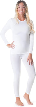 Rocky Thermal Underwear Women Long Johns Womens Thermals Top Bottom Set Fleece Lined Under Wear Clothes Base Layer Thermals