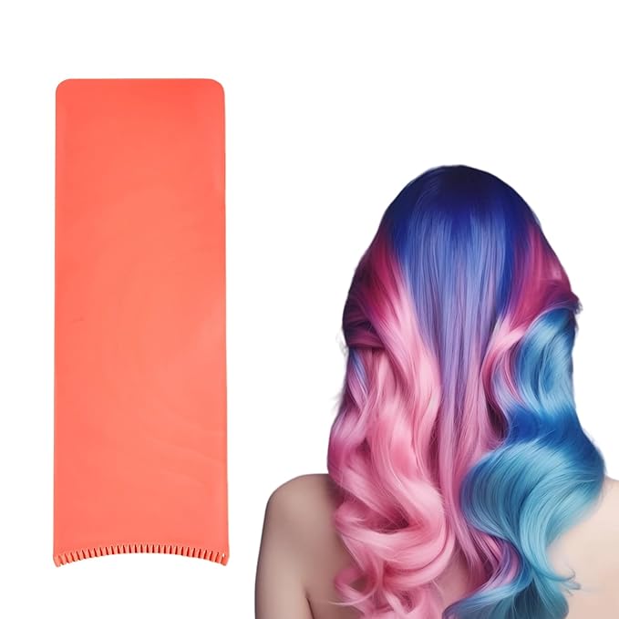 Professional Balayage Kit with Highlighting Board & Hair Dye Tools – Complete Hair Coloring Tools Set for Salon & Home Use, Reusable Hair Dying Tools for Highlights & Hair Color Application (red)