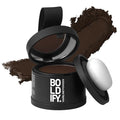 BOLDIFY Hairline Powder - Root Touch Up Hair Color for Gray Coverage - Bald Spot Concealing Hair Powder for Women & Men - 24-Hour Stain-Proof - Hazel Brown