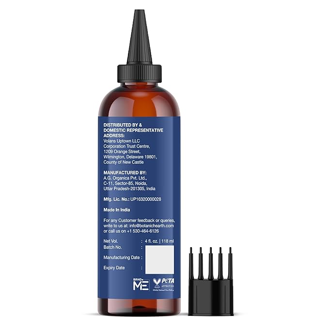 Botanic Hearth Rosemary Oil for Hair Growth | Strengthening Biotin, Jojoba, Castor Hair Growth Oil for frizzy hair | Dry, Damaged Scalp Treatment | Color Safe | All Hair Types | 4 Fl Oz