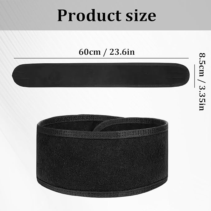 4 Pack Adjustable Makeup Headbands – Non-Slip Spa & Facial Hair Wrap, Washable Headband for Shower, Yoga, Gym, Salon & Home Use (Fits All),HZFD-BB