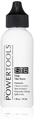 POWERTOOLS STB, The Original Stop The Burn 2 oz | Mix Directly Into Hair Color Formula To Lessen Scalp Irritation From Hair Color