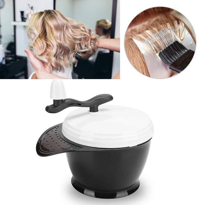 Large Capacity Hair Dye Mixer Hand Blender Mixing Bowl, High Efficiency Hair Coloring Bowl, Mainly Used for Hair Dye or Hair Gel with Large Capacity, Suitable for Home Use