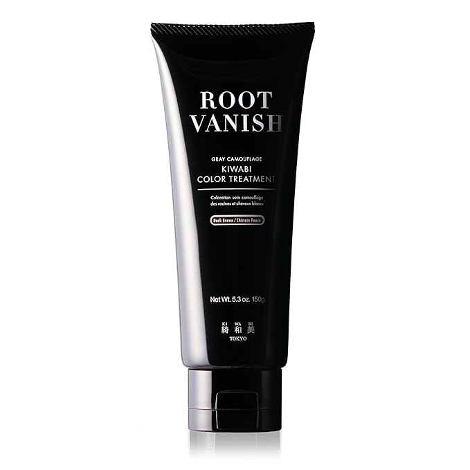 Color Treatment for Gray Coverage – Subtle, Gradual Semi-Permanent Hair Color – Hydrating, Sulfate-Free, Ammonia-Free, Vegan Color Depositing with 31 Botanical Extracts (Dark Brown)