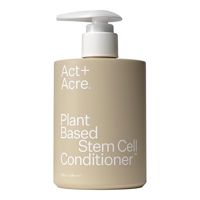 ACT+ ACRE Stem Cell Conditioner | Strengthens Ends, Adds Shine, Hydrates Fine Hair | Apple Stem Cells, Castor Oil, Antioxidants | Lightweight, Vegan, Cold Processed®, Color Safe | 10 Fl Oz