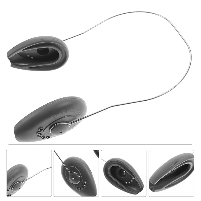 NOLITOY Silicone Ear Covers for Hair Dyeing Protective Ear Sleeves for Hair Salon and Home Use Prevent Heat and Water Damage Comfortable Fit