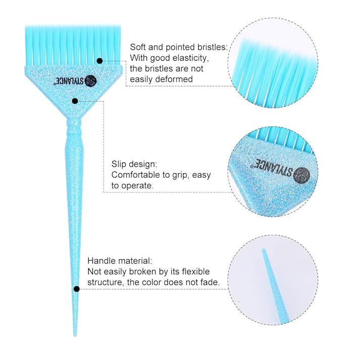 Hair Color Brush Set, Hair Coloring Brushes for Hair Styling Salon Home DIY Barber