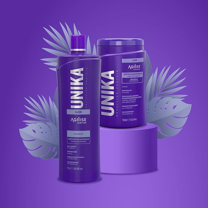 agilise Unika Neutralizante Capilar pH Balancing Treatment for Damaged Hair – Acidificante | Shea Butter, Batana Oil & Keratin – Post-Chemical & Straightener Care, Coloring, Bleaching & Keratina