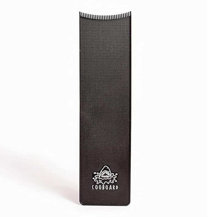 Authentic Cooboard Balayage Board with Teeth | Original Highlighting Paddle from The Maker of Cooboard Hair Highlighting Kit | Easy to Clean, Sturdy, Lightweight (Cooboard XL Black)
