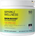Sparkle Wellness VERISOL Bioactive Hydrolyzed Collagen Peptides & Vitamin C | Collagen Powder Supplement for Hair, Skin, and Nail Health | Skin Boost (Acai Lemonade) [50-Serves]