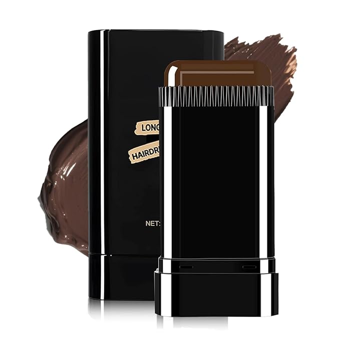 Hair Color Comb, Safe and Convenient Comb Hair Dye, Portable Hair Dye Comb For Gray Hair Coverage, Waterproof and Sweat-Proof, 2 in 1 Instant Dye, for Women & Men (1PCS-Brown)