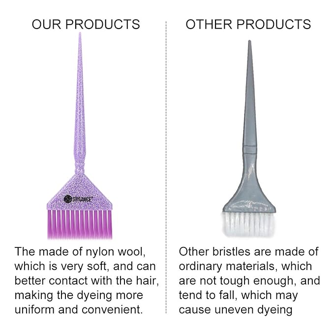 Hair Color Brush Set, Hair Coloring Brushes for Hair Styling Salon Home DIY Barber