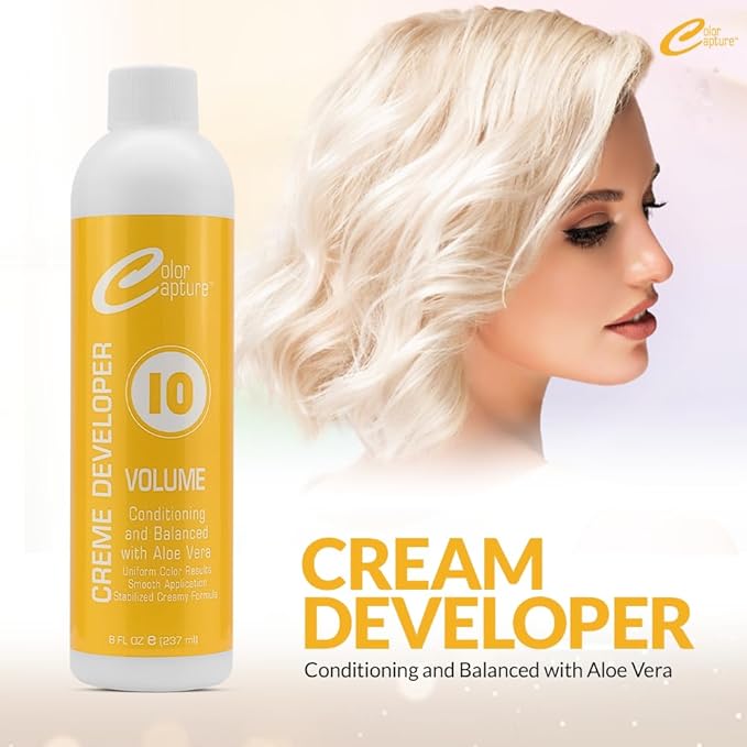 Cream Developer, 10 Vol, Hair Color Enhancer - 8 Ounces