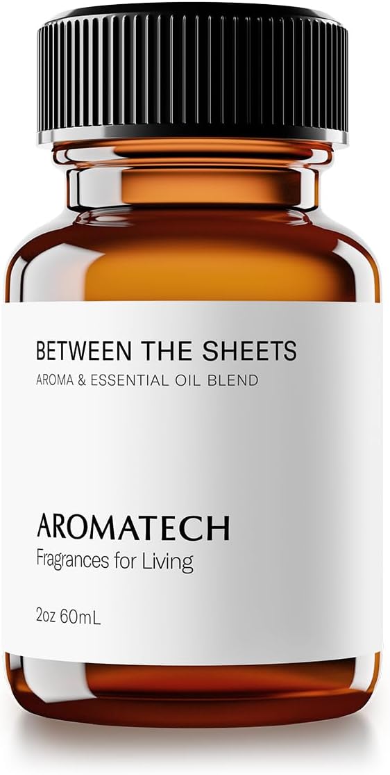 AromaTech Between The Sheets Premium Aroma Oil – Indulgent & Cozy Home Fragrance with Notes of Washed Linen, Hibiscus & Bergamot for Scent Diffusers, Cold-Air and UltraSonic Scent Machines – 60 mL