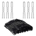 U Shaped IKOCO 2.4 inch Hair Pins for Women's Ballet Buns with Storage Box
