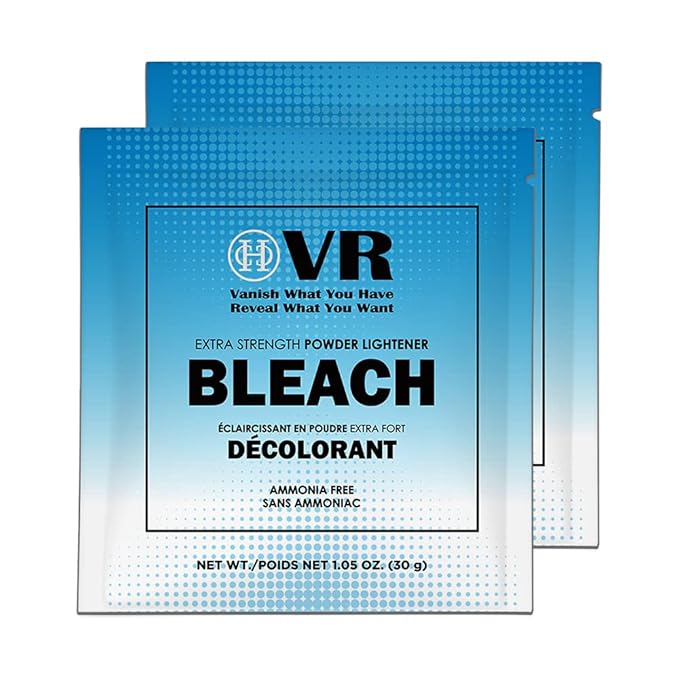 Hair Bleaching Powder for Dark Hair Lightening Blonde Hair Salon Quality Safe at Home (1.05 oz (pack of 2))