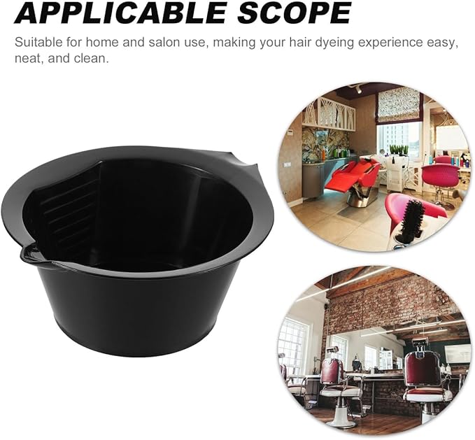 5PCS Professional Hair Dye Bowls Set Stackable Mixing Bowls for Hair Coloring for DIY Treatments and Salon Use