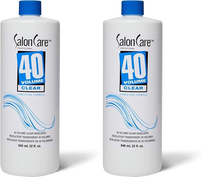 Salon Care 40 Volume Clear Developer 32 Oz (Pack of 2)