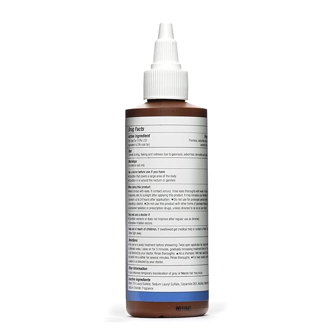 Tarsum Extra Strength Psoriasis Shampoo - Coal Tar Shampoo and Conditioner for Scalp Psoriasis, Seborrheic Dermatitis, Severe Dandruff, & Eczema - Exfoliating Relief for Flaky, & Itchy Scalp (4 oz)