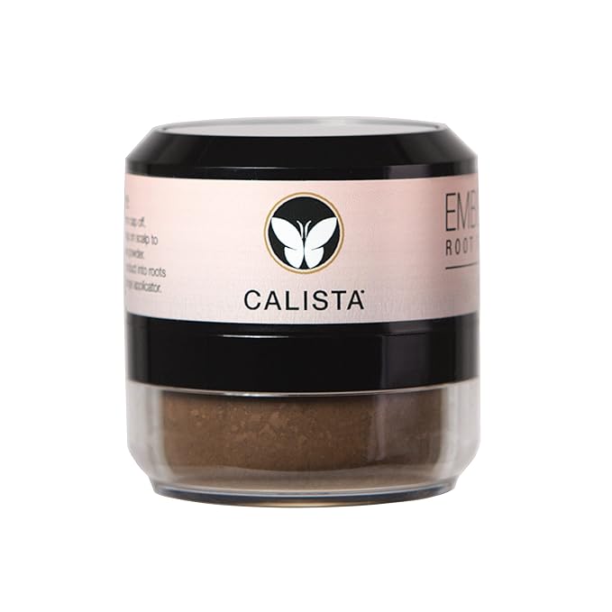 CALISTA Root Touch-Up | Temporary Gray Concealer | Cover Thinning Hair | Water & Sweat Resistant| All Hair Types | 0.35 oz.