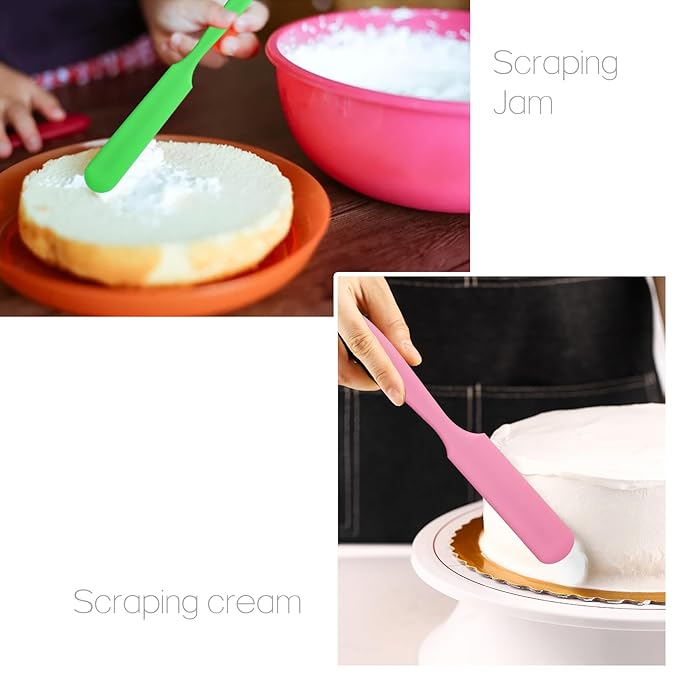 1-PCS Non-Stick Reusable Wax Silicone Spatula, Silicone Waxing Applicators for Hair Removal, for Home Salon Body Use (Pink, size 1)
