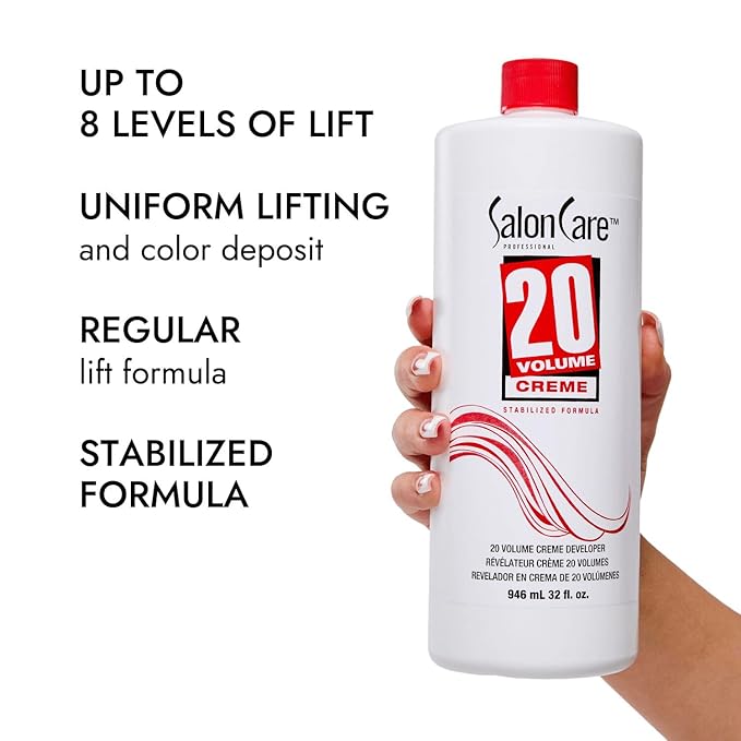 Salon Care 20 Volume Creme Developer 32 Oz