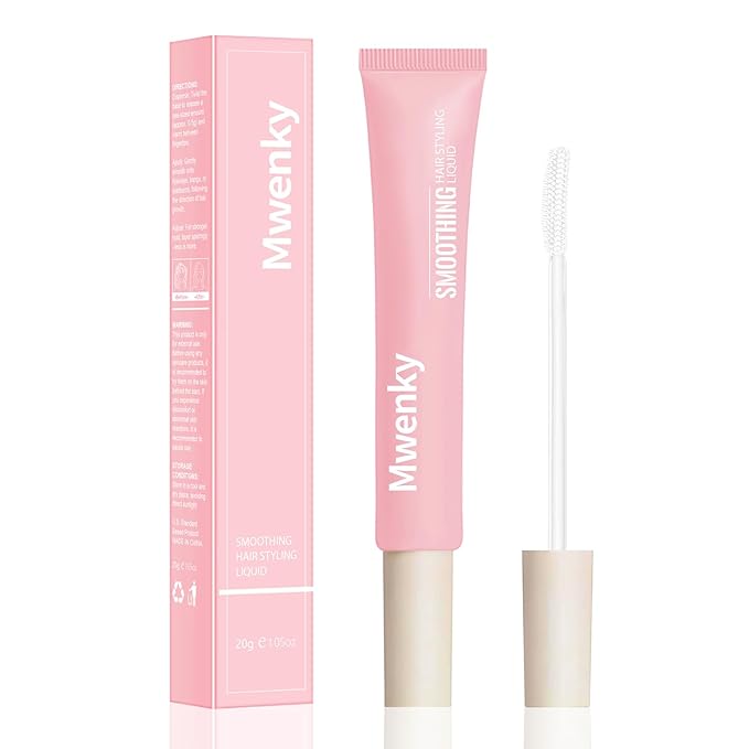 Styling Cream for Hair, 3-in-1 Hair Styling Cream & Flyaway Stick Controls Frizz, Smooths Edges & Tames Flyaways, Lightweight Non-Greasy, Long-Lasting Hold, Non-Flaking Travel Size for All Hair Types